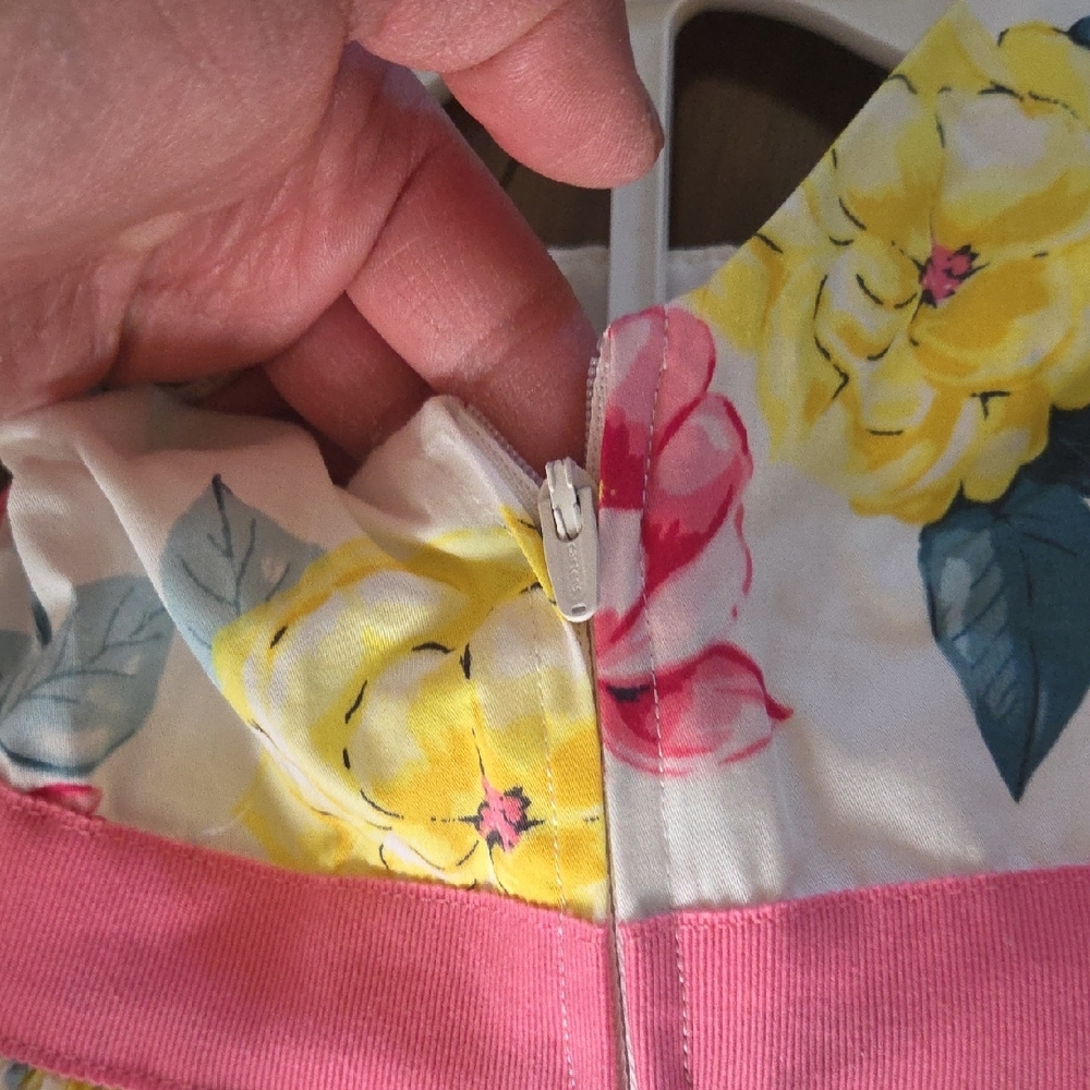 Carter's Infant Spring/Easter Dress with White Cardigan - Picture 6 of 8